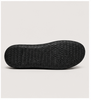 Men's Vector Barefoot black shoes by Loungers, bottom view showing flexible sole and minimalist design for barefoot comfort.