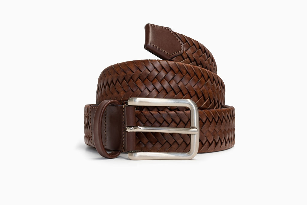 braided leather dress belt Loungers Woven Leather Belt – Handcrafted Italian Style Premium Braided Belt Tan