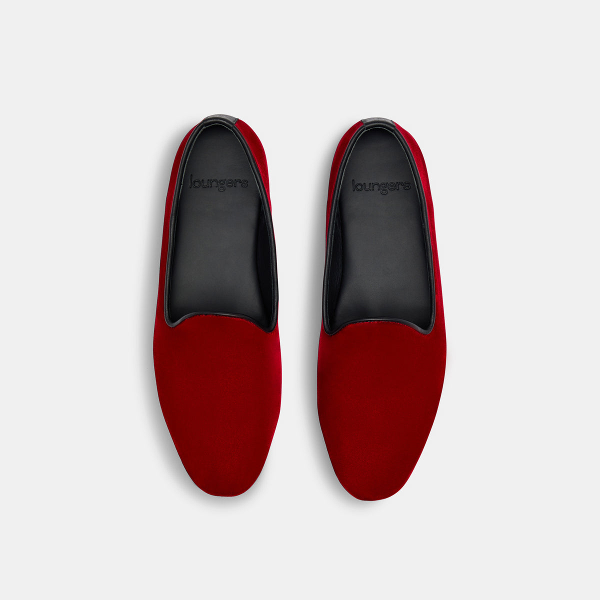 Cherry Red Color Velvet Loafer Style Slip-on For Men | VelourIndia